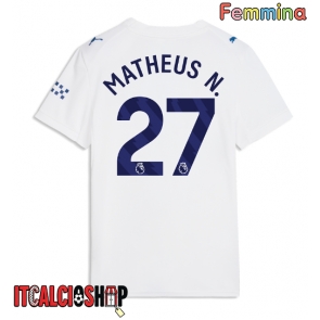 Manchester City Matheus Nunes #27 Terza Maglia Femmina 2026-27 Manica Corta